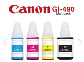 Canon GI-490 Mürekkep Kartuşu 4 Renk